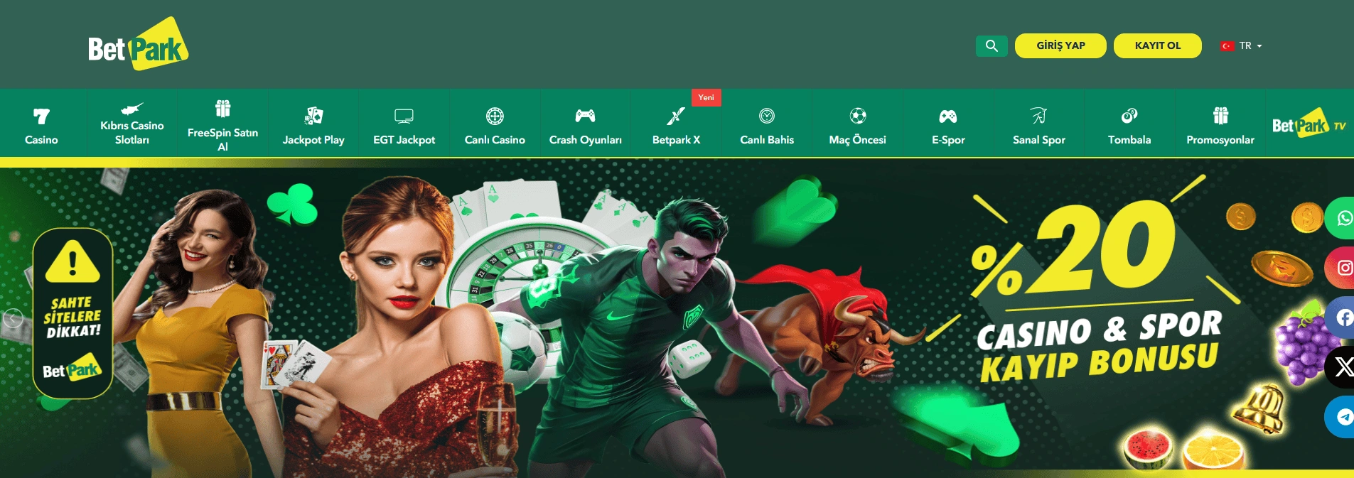 Betpark oyun ve bahis seçenekleri — spor, canlı casino ve slot Betpark oyun ve bahis seçenekleri